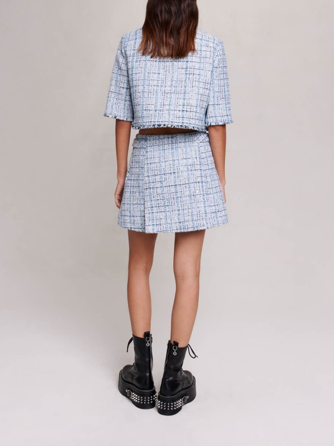 Short pleated skirt Maje second-hand photo 4