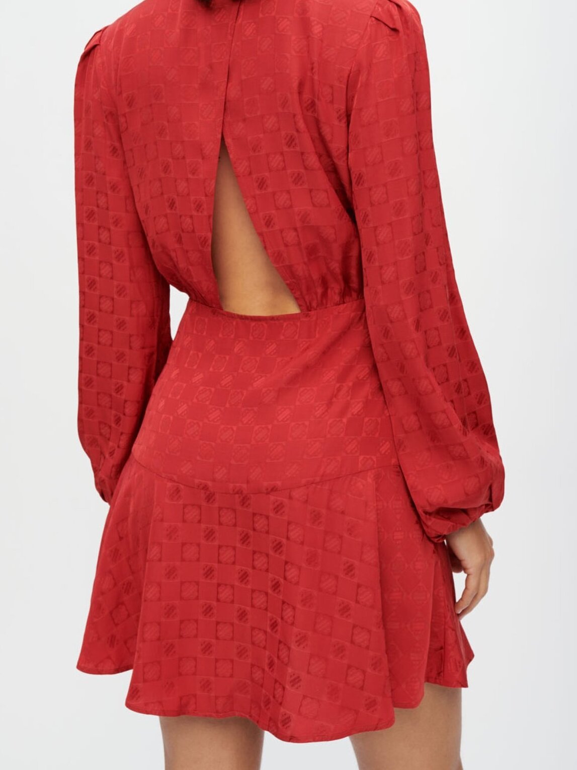 Clover Maje viscose jacquard dress Maje second-hand photo 4