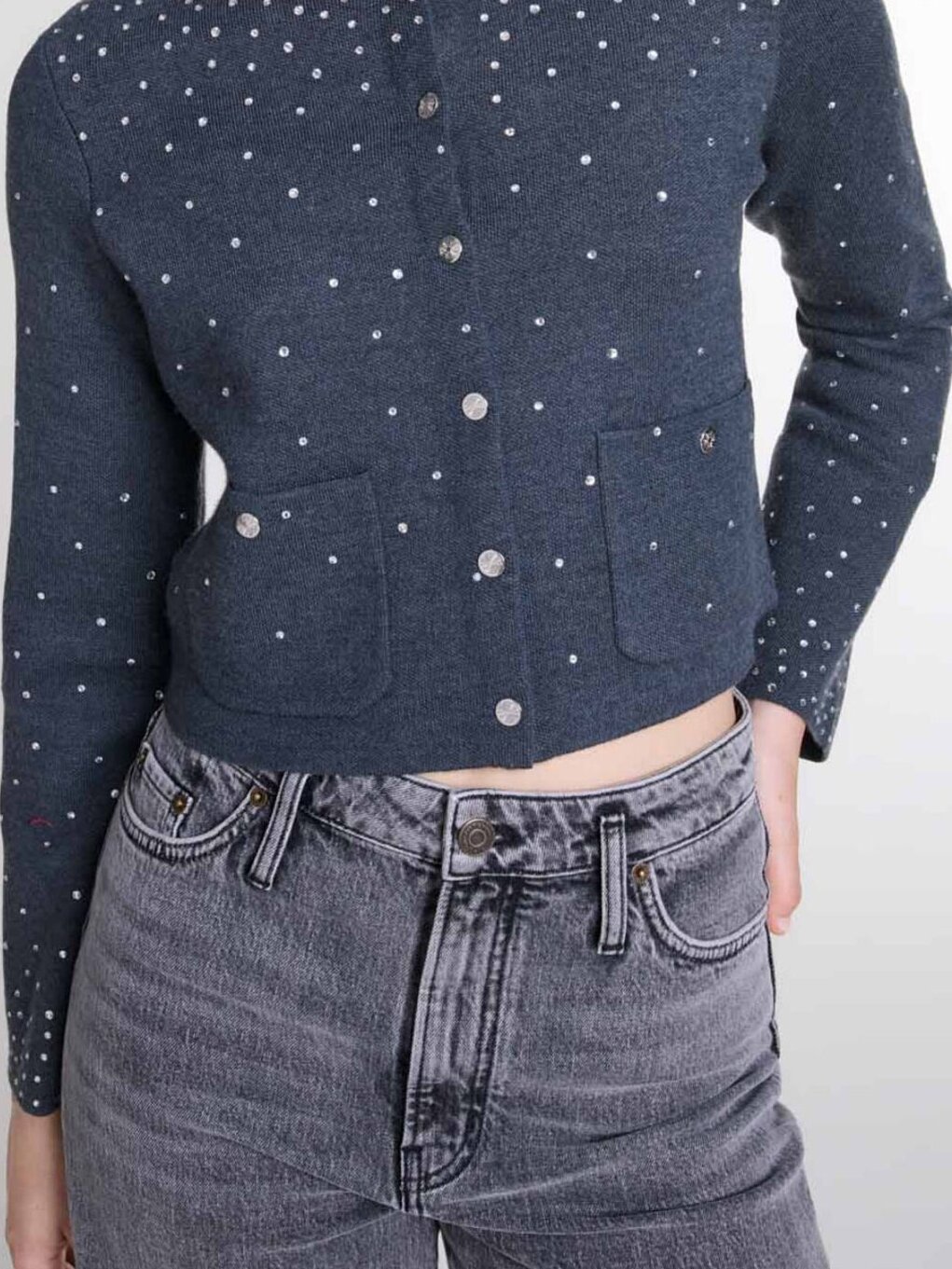 Pull en maille à strass Maje seconde main photo 5