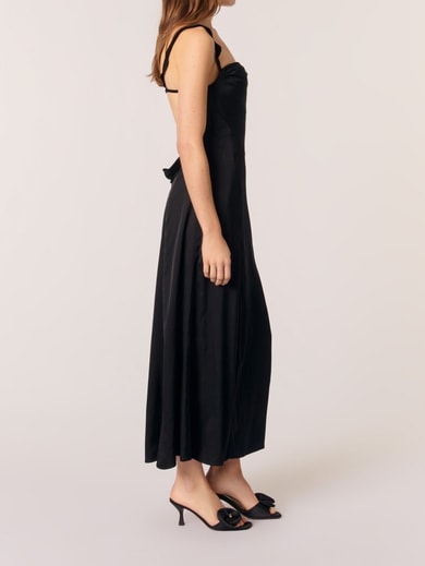 Robe longue satinée Maje seconde main photo 2