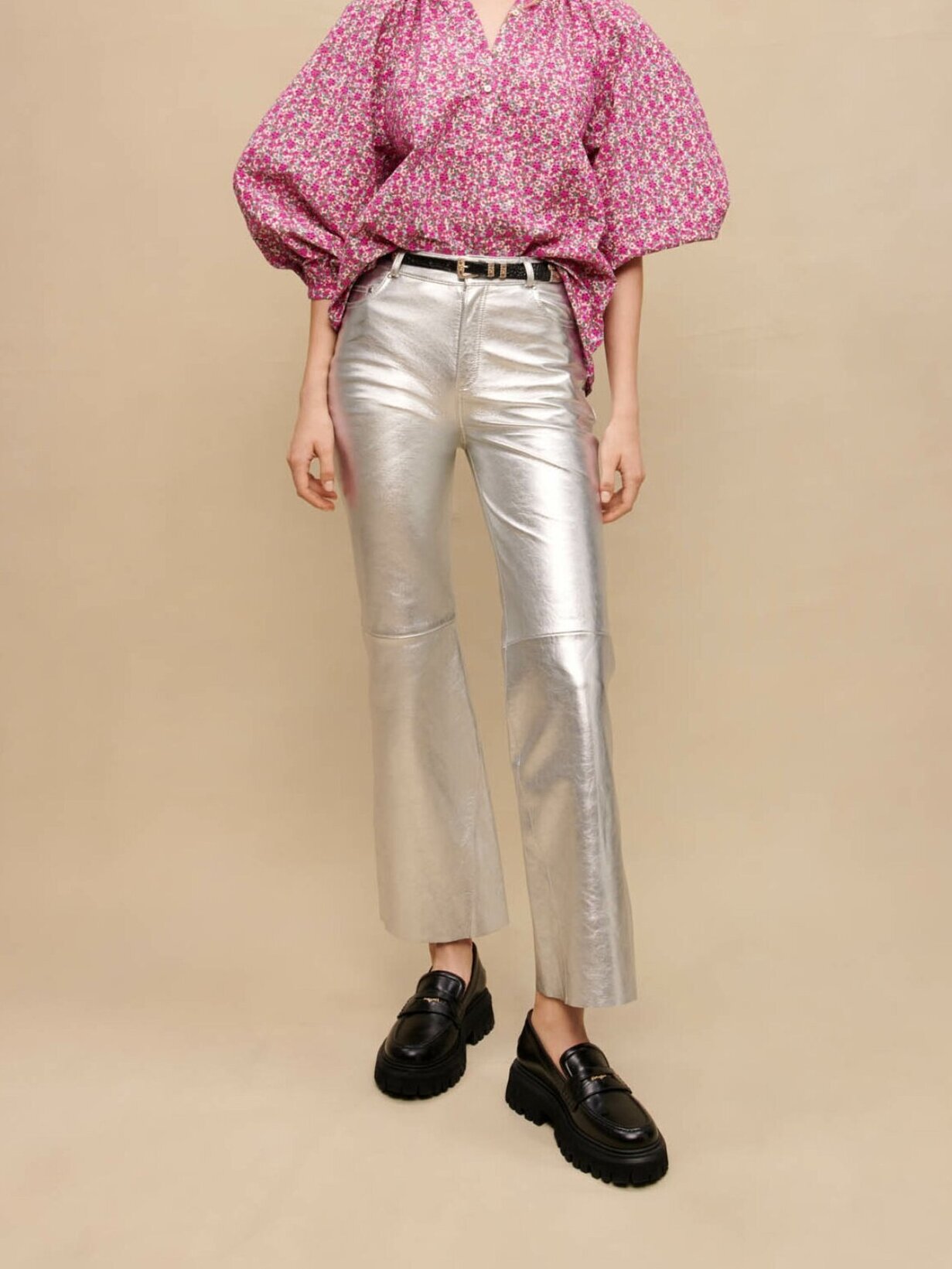 Blouse à imprimé fleuri Maje seconde main photo 2