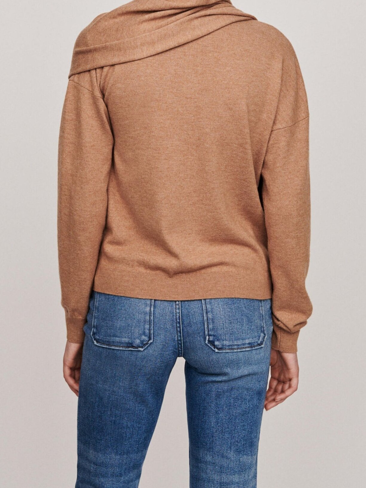 Pull col rond à nouer Maje seconde main photo 4
