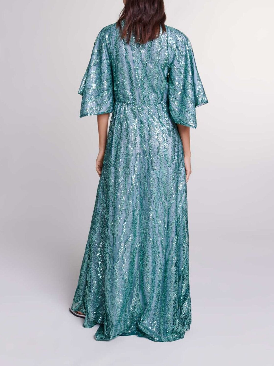 Robe longue à sequins Maje seconde main photo 5