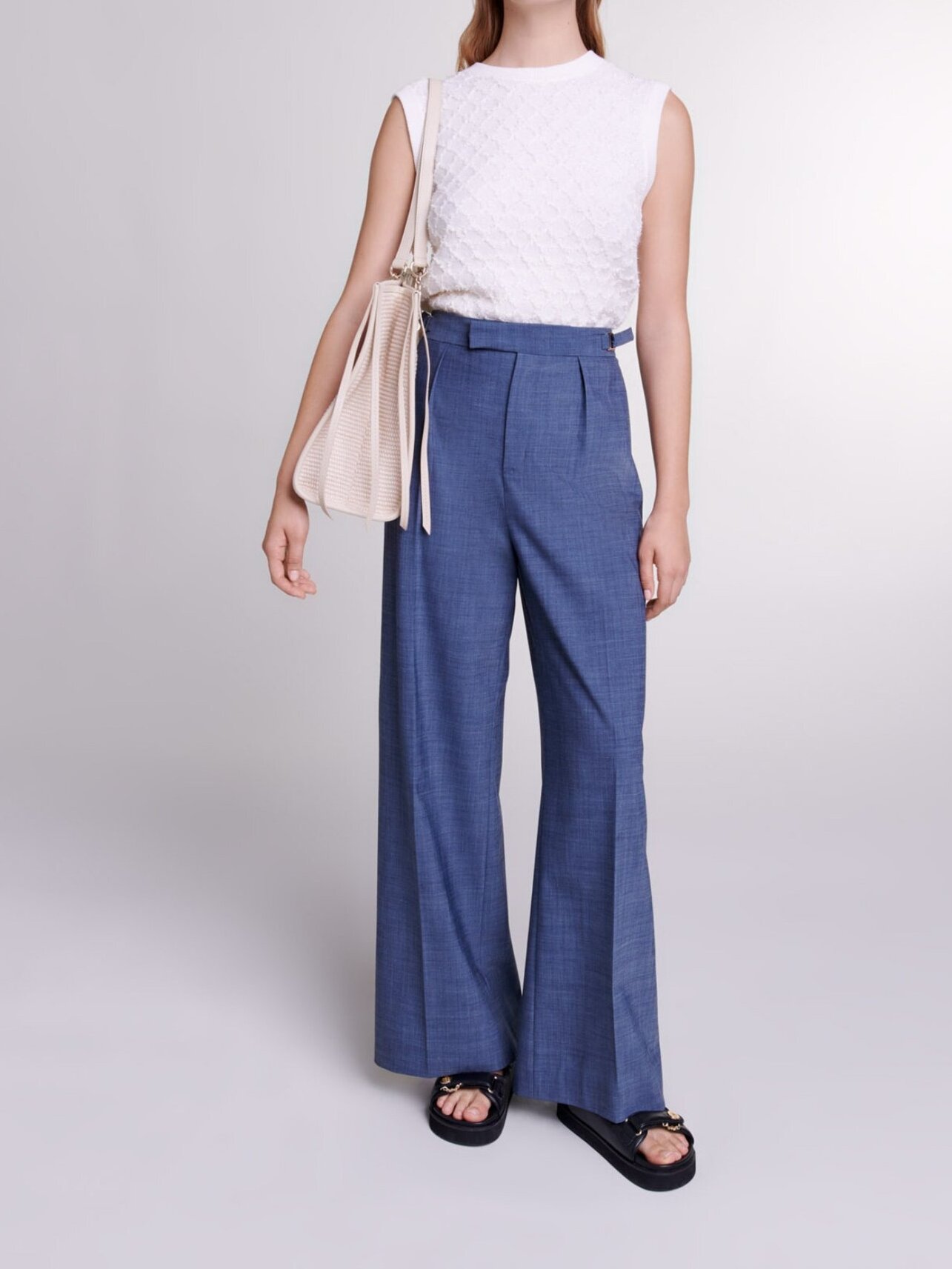 Pantalon large Maje seconde main photo 2