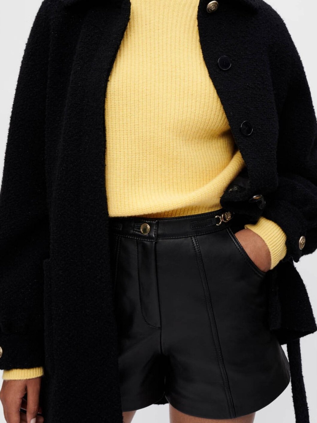 Manteau à détails mors Clover Maje Maje seconde main photo 3
