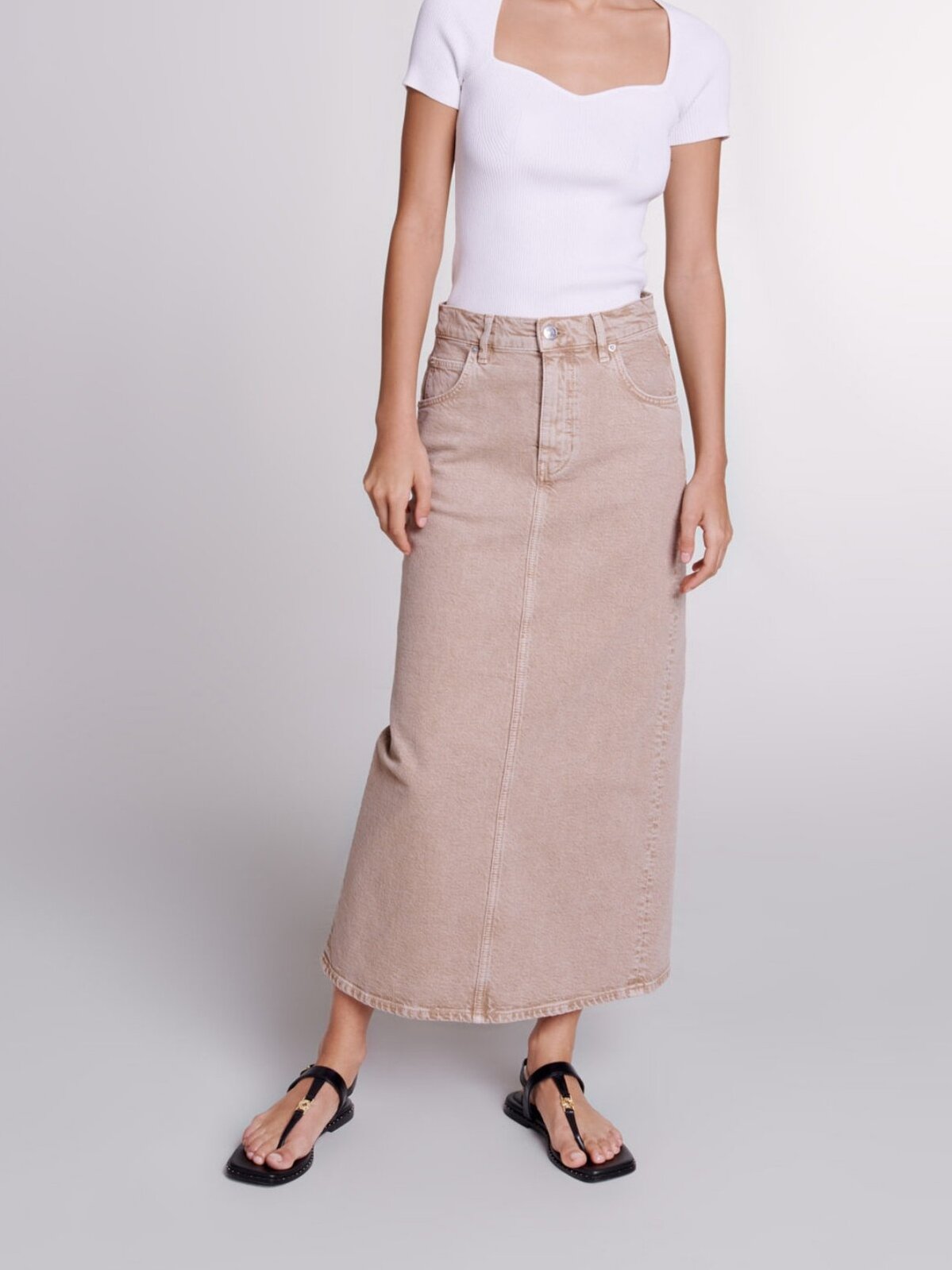 Photo produit Jupe longue en denim numéro 1