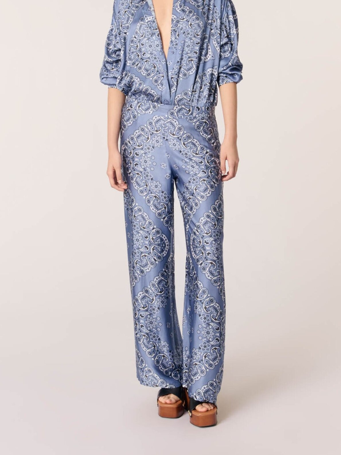 Photo produit Pantalon fluide imprimé numéro 1