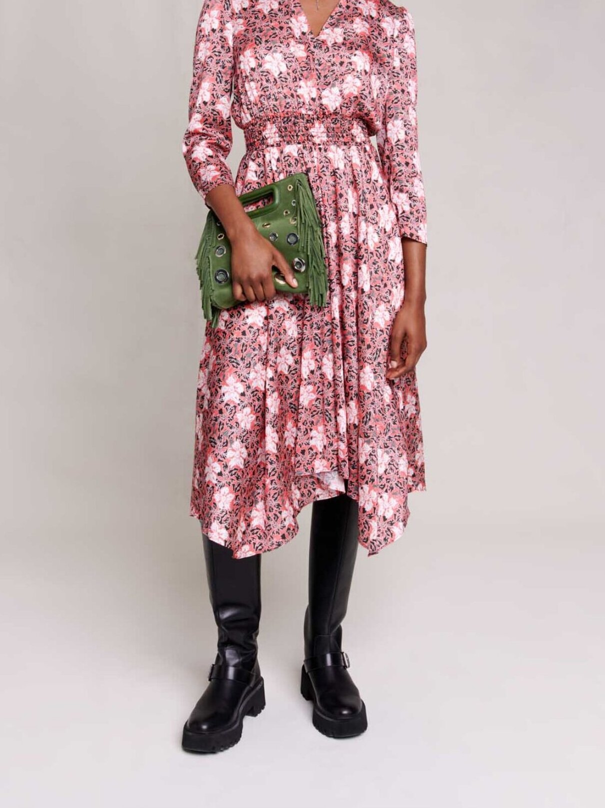 Photo produit Robe longue à fleurs numéro 1