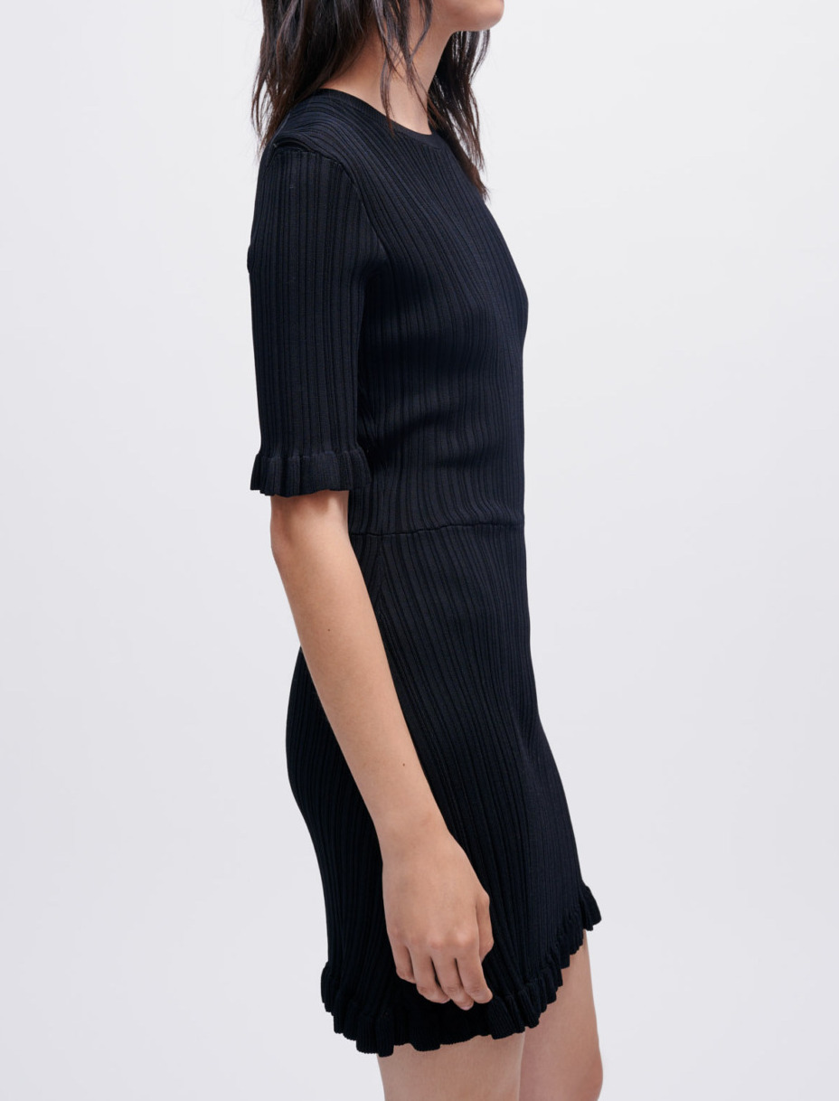 Photo produit Robe en maille à volants numéro 1