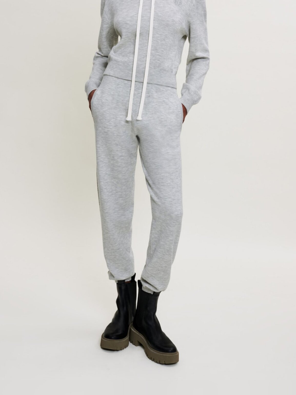 Product photo Marl fleece hoodie number 1