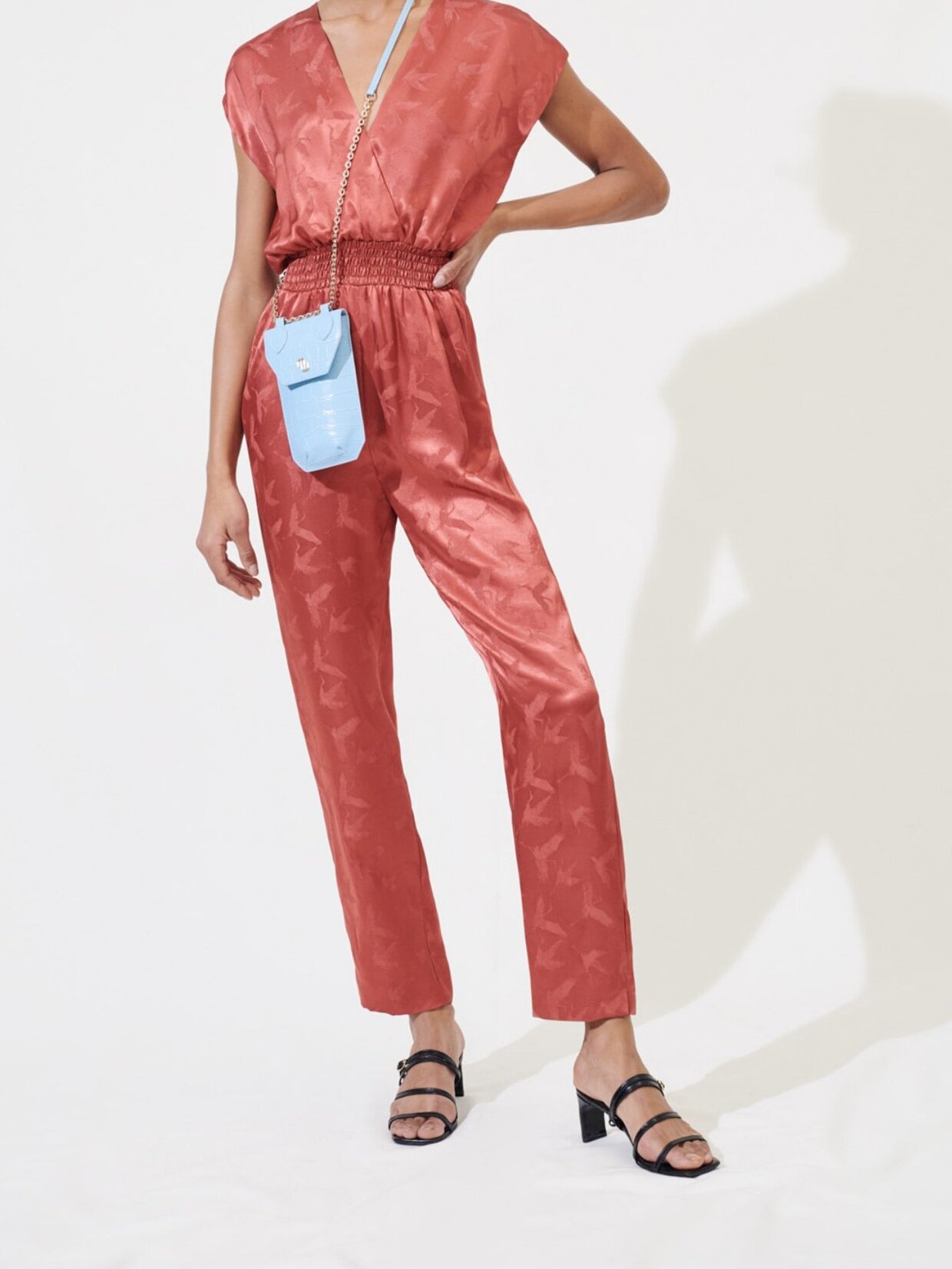 Product photo Silky jacquard jumpsuit number 1