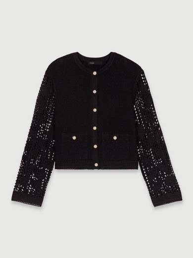 Cardigan en crochet Maje seconde main photo 1