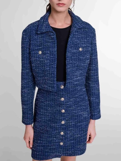 Robe 2-en-1 en tweed Maje seconde main photo 2