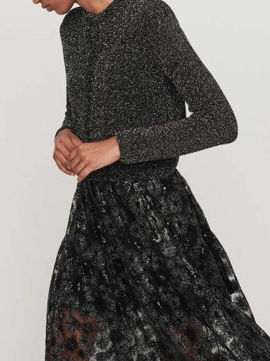 Cardigan court en Lurex Maje seconde main photo 2