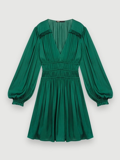Short satin dress Maje second-hand photo 1