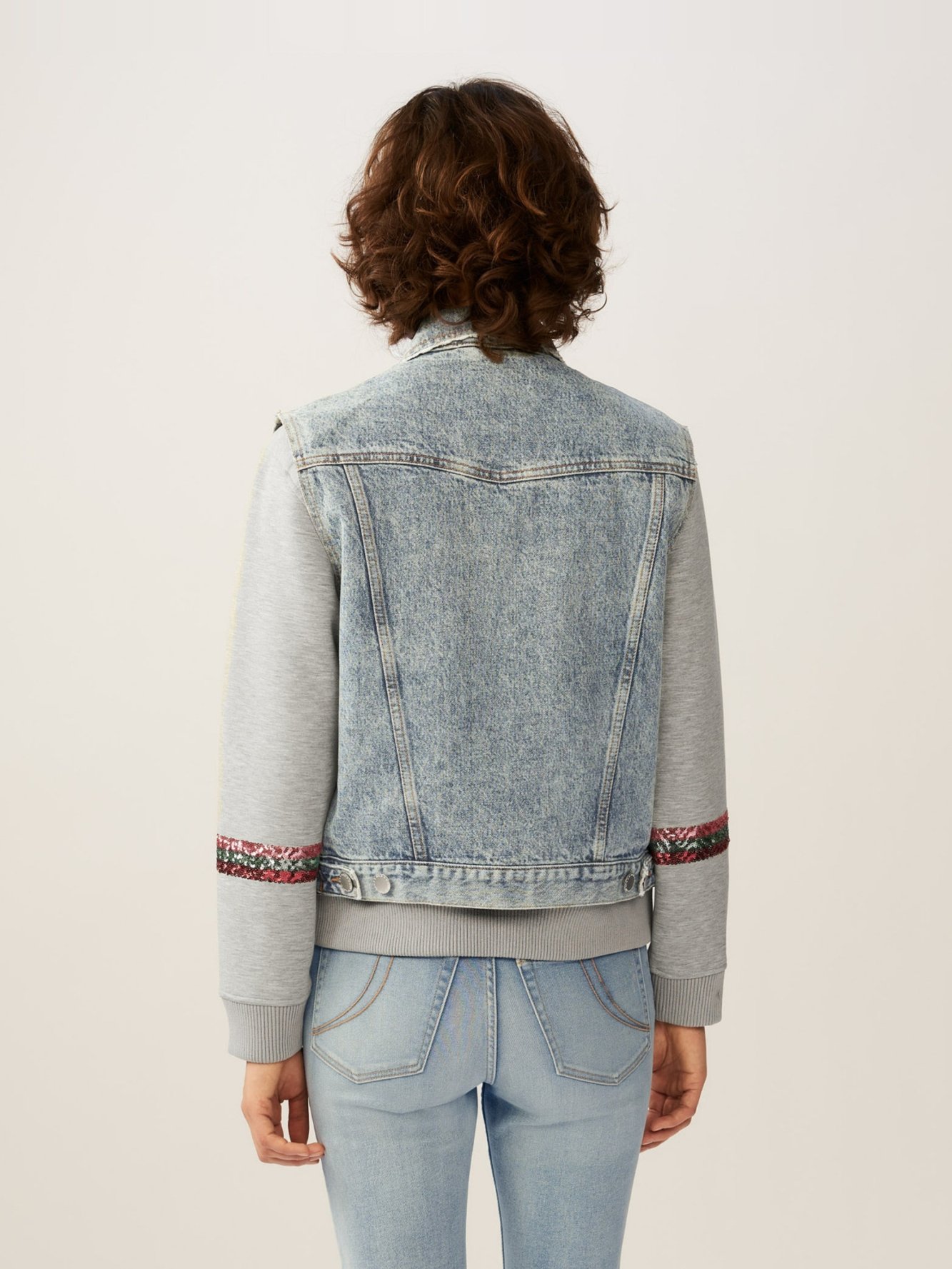 Veste sans manches en jean Maje seconde main photo 3