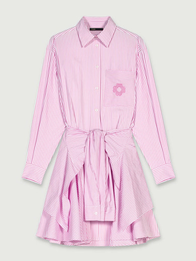 Robe chemise à rayures Maje seconde main photo 1