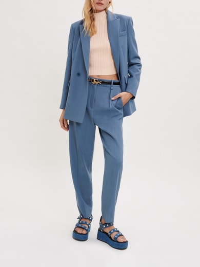 Pantalon tailleur droit Maje seconde main photo 2