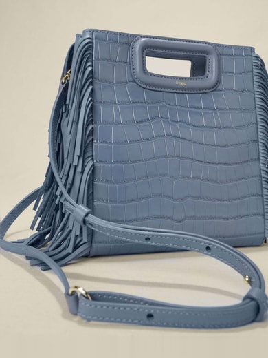 Bolso M de piel efecto cocodrilo Maje segunda mano photo 2