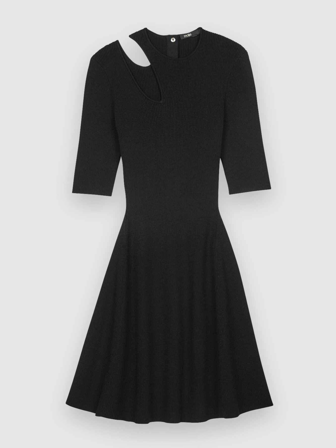 Photo produit Robe en maille ouverte à l'épaule numéro 0
