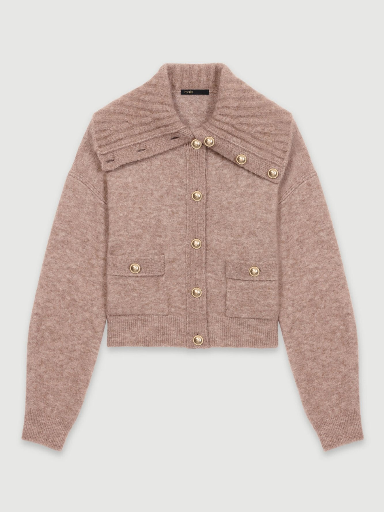 Wool-blend cardigan Maje second-hand photo 1