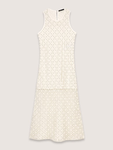 Robe longue en crochet avec perles Maje seconde main photo 1