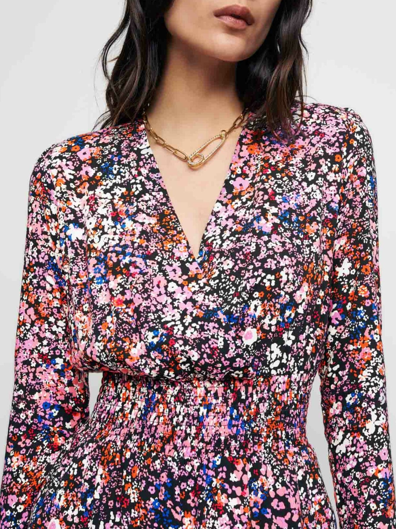 Robe en viscose imprimé Maje seconde main photo 5