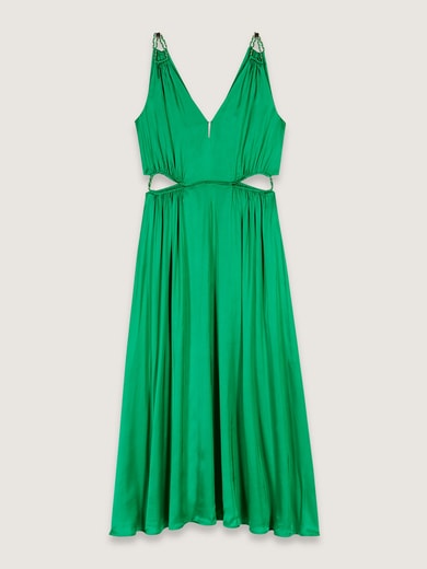 Robe longue satinée Maje seconde main photo 1