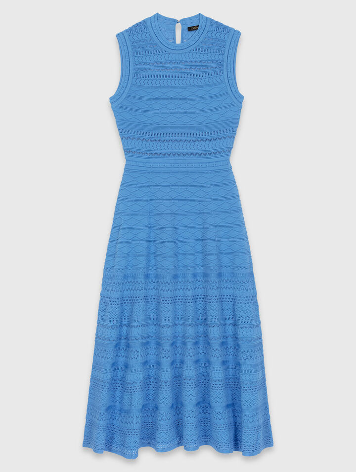 Pointelle knit maxi dress Maje second-hand photo 1
