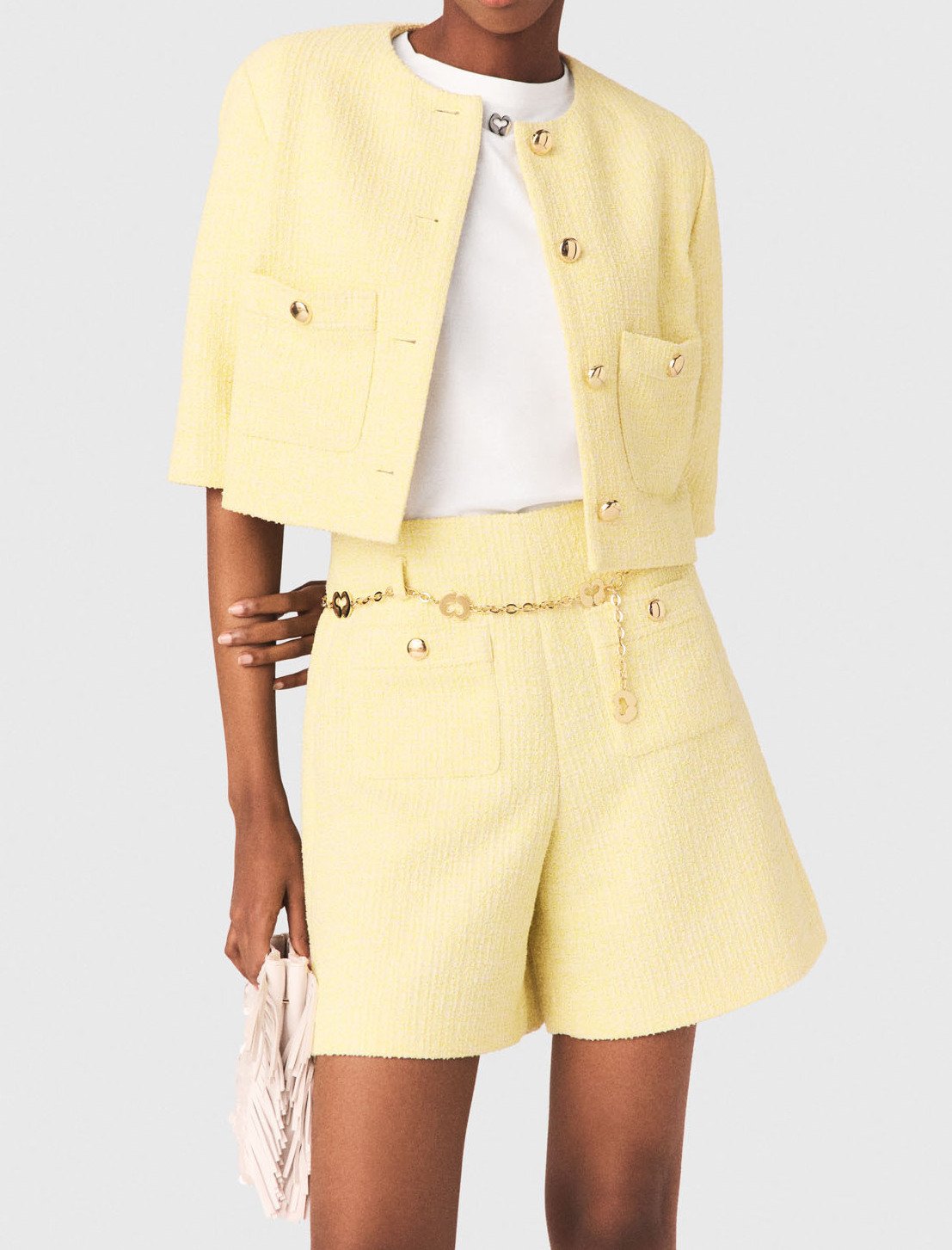 Short en tweed Maje seconde main photo 4