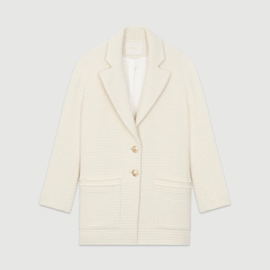 Manteau façon tweed Maje seconde main photo 1