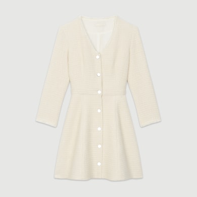Robe trapèze façon tweed Maje seconde main photo 1