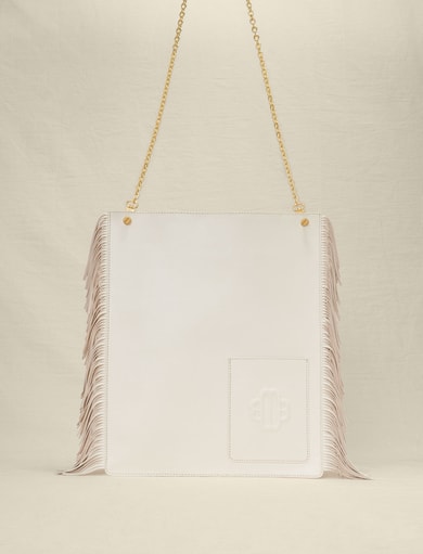 Sac en cuir à franges Clover Maje seconde main photo 1