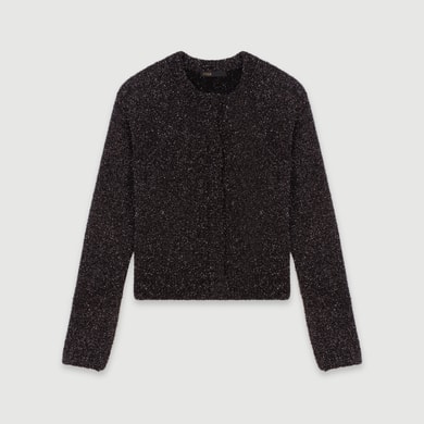 Cardigan court en Lurex Maje seconde main photo 1