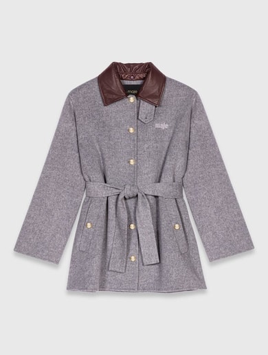 Manteau en laine Maje seconde main photo 1