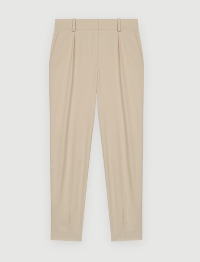 High-waisted suit trousers Maje second-hand photo 1