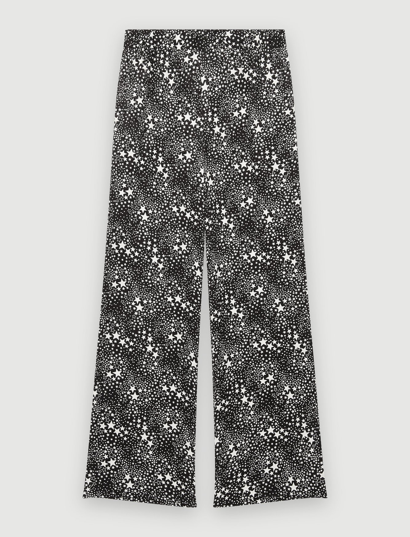 Pantalon fluide imprimé étoiles Maje seconde main photo 1