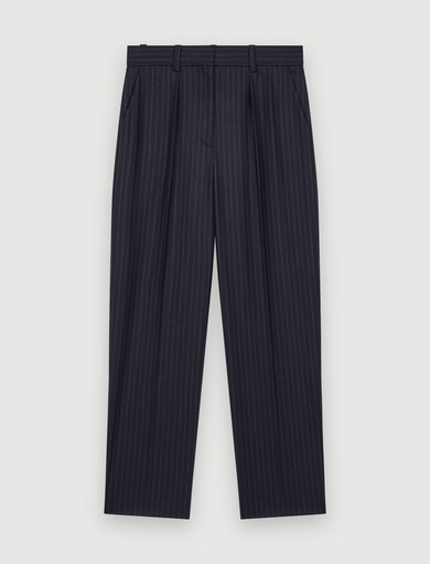 Pantalon en laine et cachemire Maje seconde main photo 1