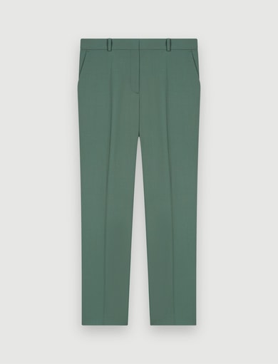 Straight-cut tailored trousers Maje second-hand photo 1