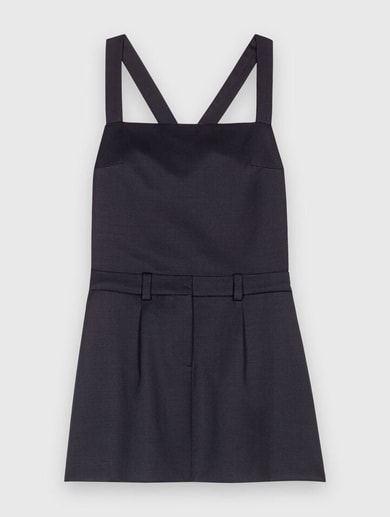 Pinafore strap dress Maje second-hand photo 1