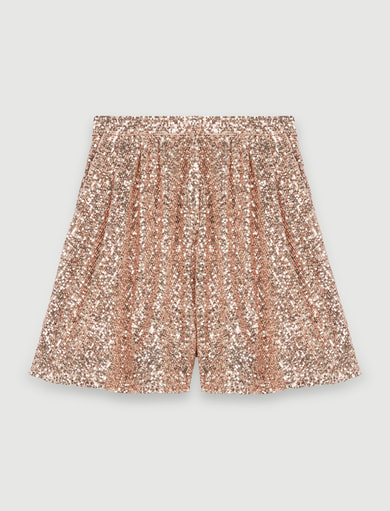 Short à sequins Maje seconde main photo 1