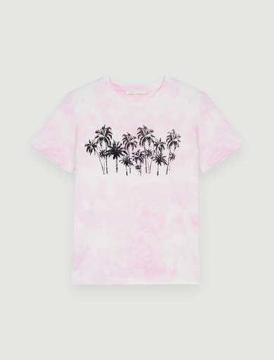 Tee-shirt imprimé tie and dye Maje seconde main photo 1