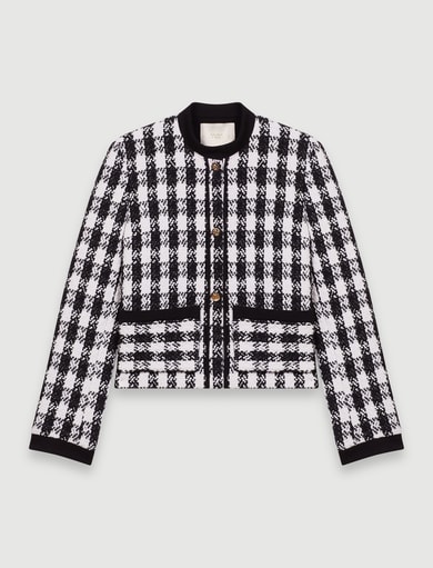 Veste courte façon tweed Maje seconde main photo 1