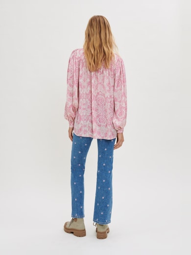 Blouse fluide imprimé cachemire Maje seconde main photo 2