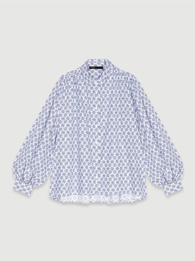 Chemise imprimé monogramme Maje seconde main photo 1