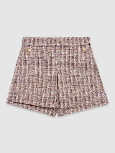 Short trompe l'œil en tweed Maje seconde main photo 1