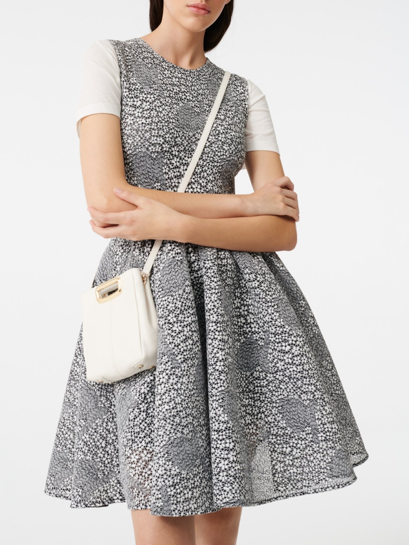 Photo produit Robe patineuse en maille bicolore numéro 1