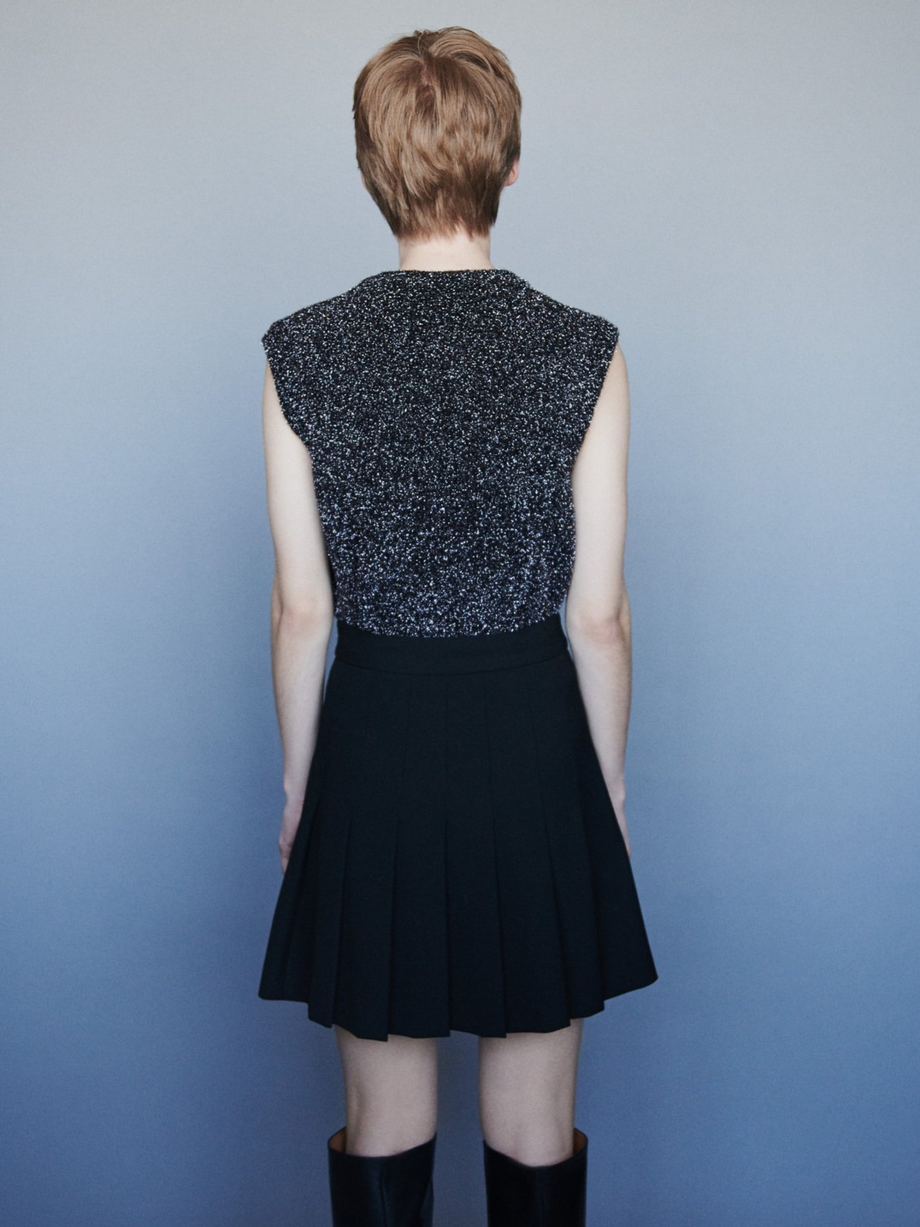 Jupe plissée façon kilt avec boucle Maje seconde main photo 3