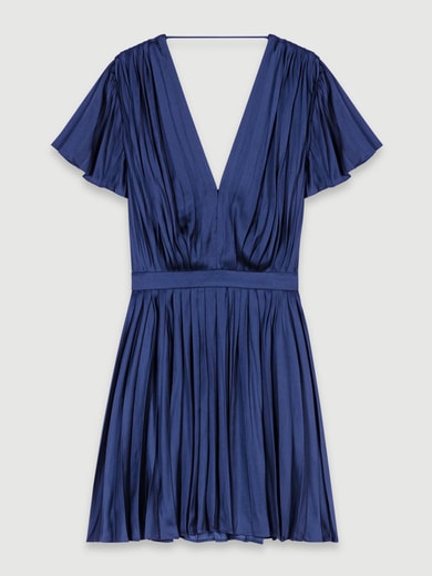 Robe courte plissée Maje seconde main photo 1