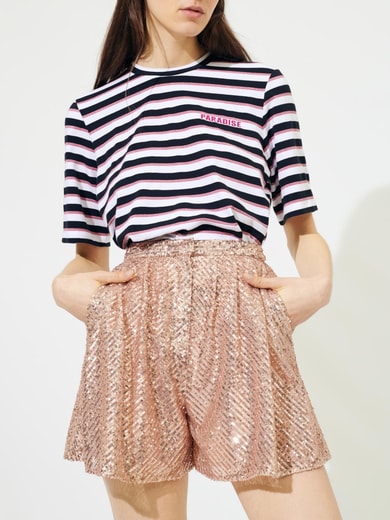 Short à sequins Maje seconde main photo 2